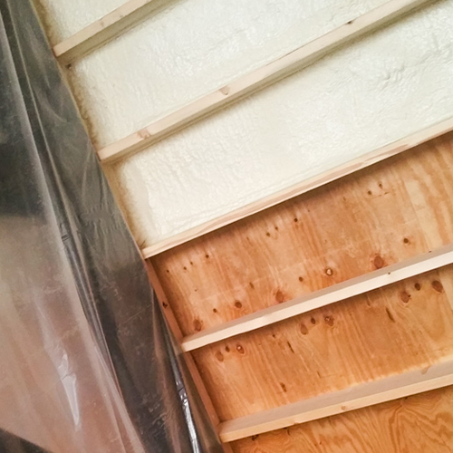 Open Cell foam into 2×6 Exterior Wall cavities